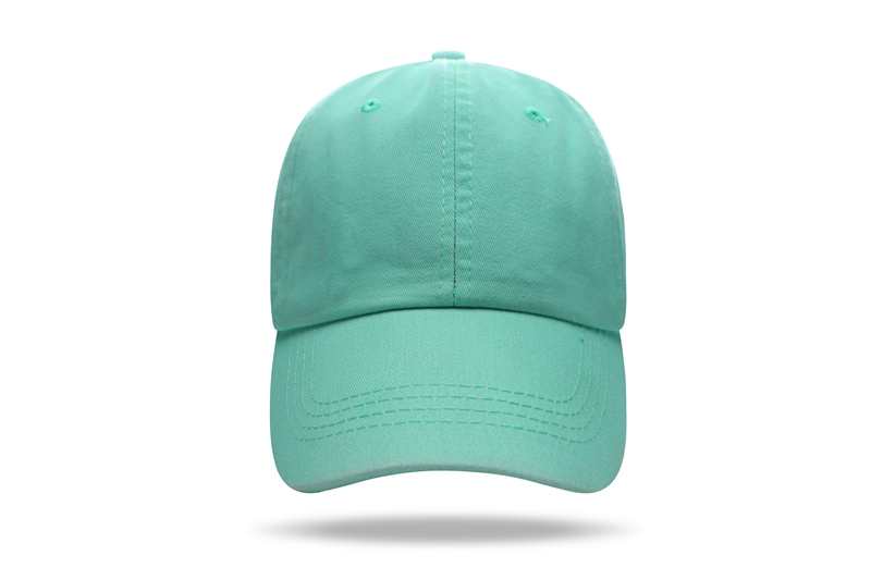 Baseball Washed 100% cotton Washing cloth pure cotton six piece cap HB128 print logo 36