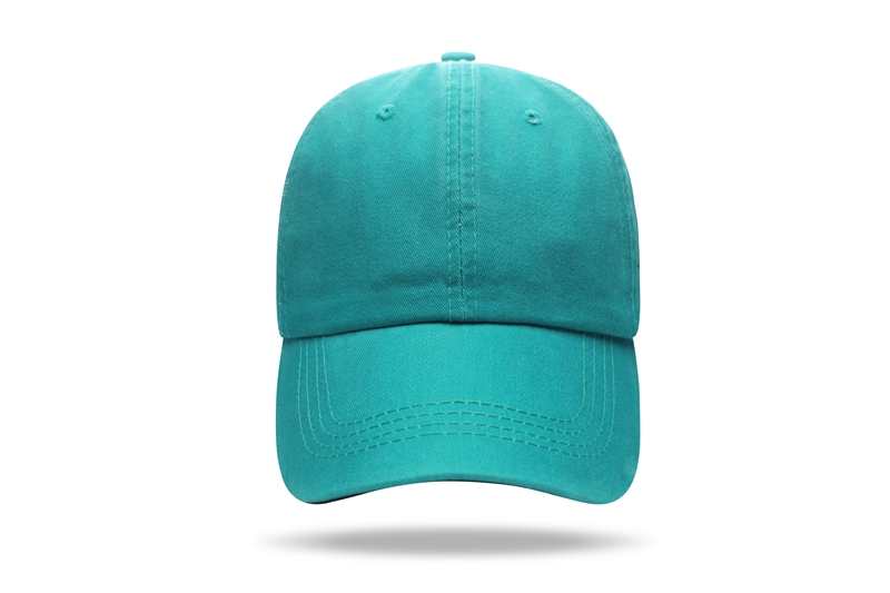 Baseball Washed 100% cotton Washing cloth pure cotton six piece cap HB128 print logo 60