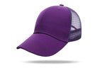 Baseball Mesh 100% cotton Solid color pure cotton mesh six piece hat HB133 print logo 61