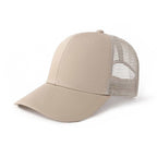 Baseball Mesh 100% cotton Solid color pure cotton mesh six piece hat HB133 print logo 1