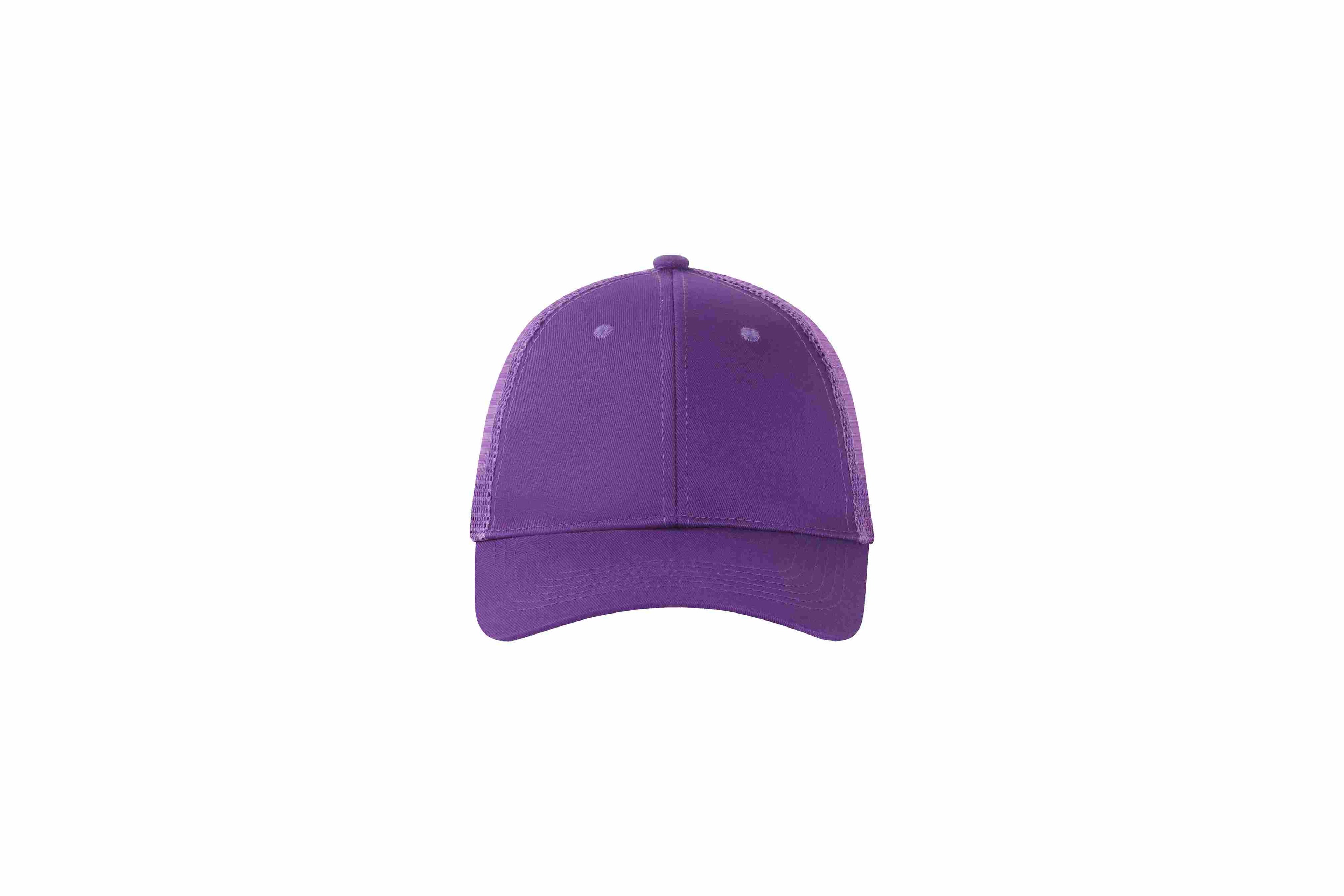 Baseball Mesh 100% cotton Solid color pure cotton mesh six piece hat HB133 print logo 38