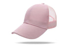 Baseball Mesh 100% cotton Solid color pure cotton mesh six piece hat HB133 print logo 58