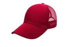 Baseball Mesh 100% cotton Solid color pure cotton mesh six piece hat HB133 print logo 7