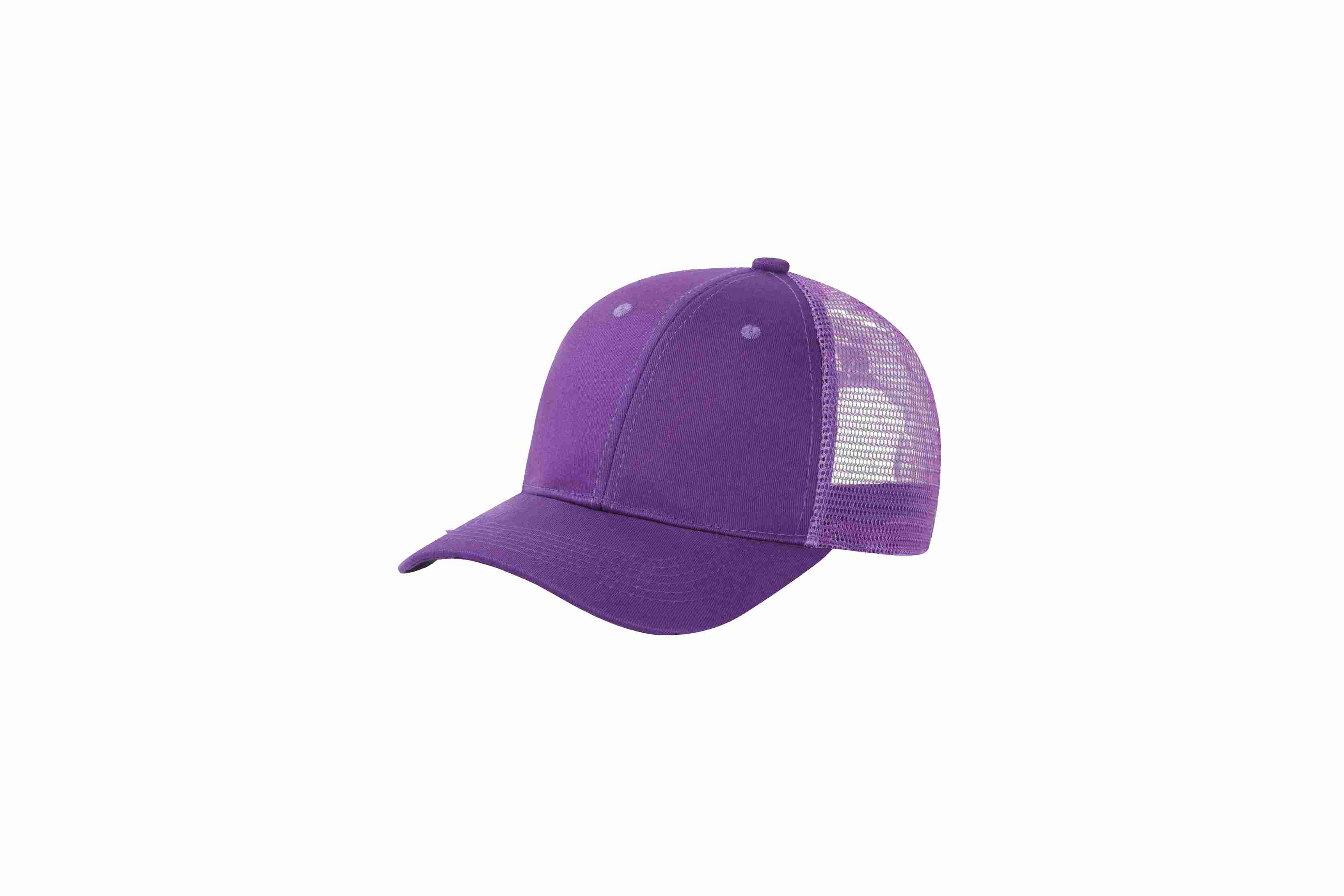 Baseball Mesh 100% cotton Solid color pure cotton mesh six piece hat HB133 print logo 39
