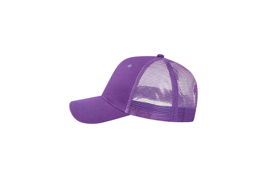 Baseball Mesh 100% cotton Solid color pure cotton mesh six piece hat HB133 print logo 40