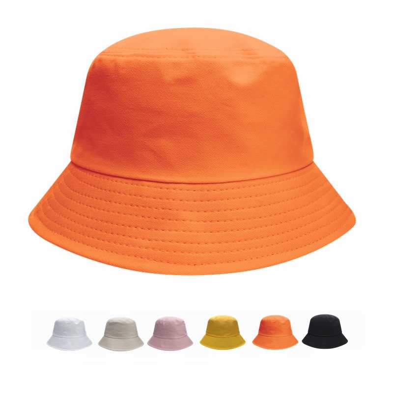 Outdoor Casual 100% cotton Bucket Hat HB135 print logo 11