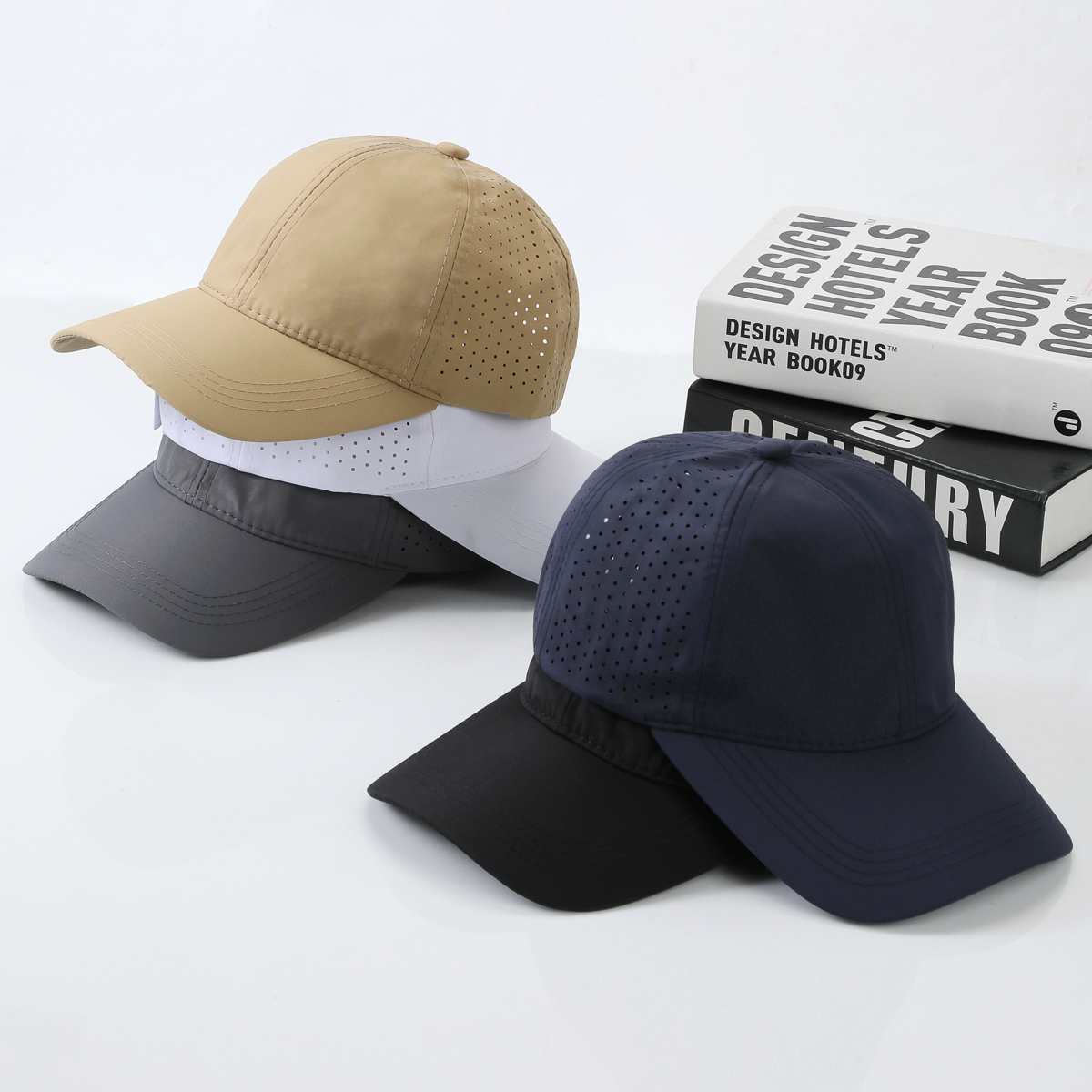 Golf Mesh 100% polyester 6 Panel Cap HB143 print logo 17