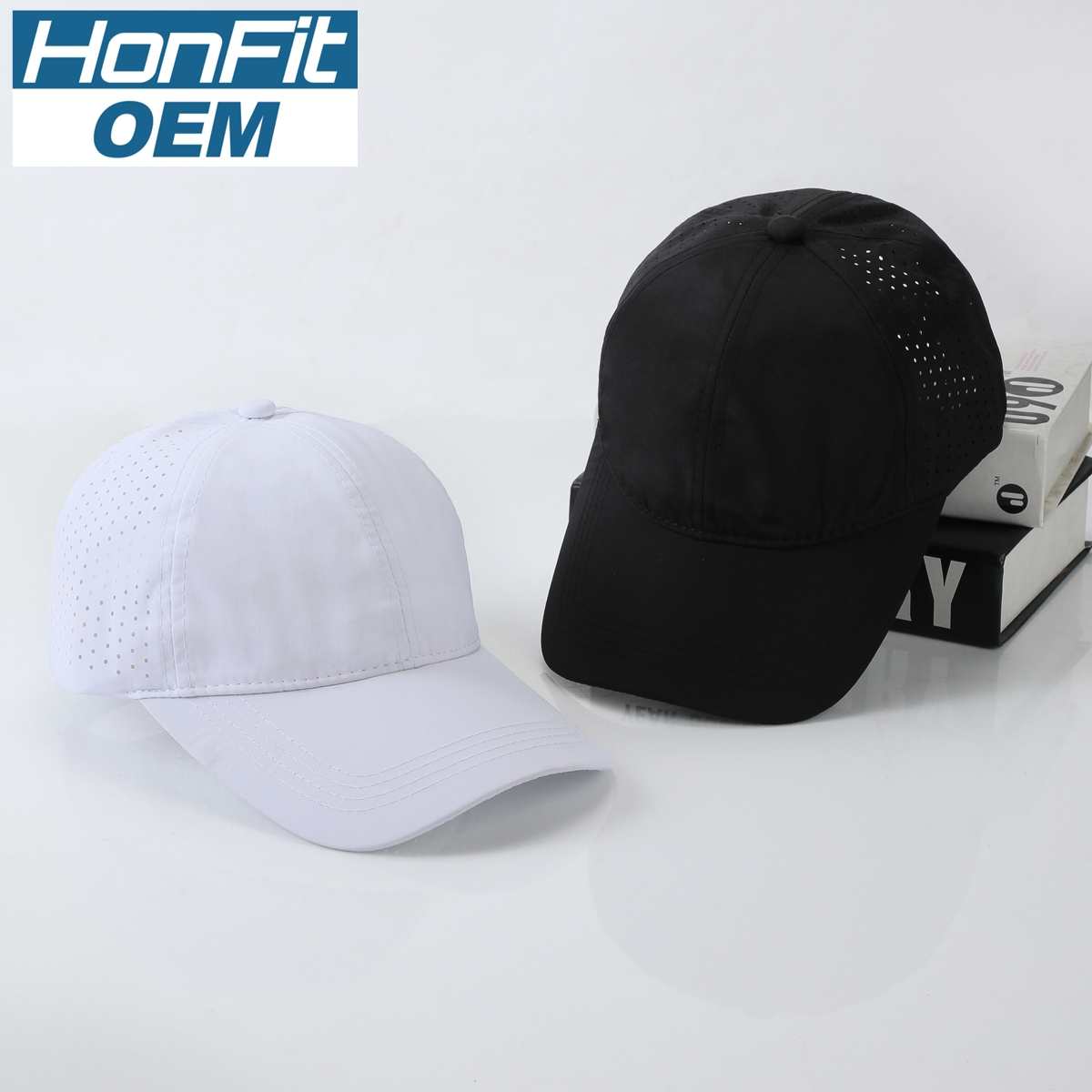 Golf Mesh 100% polyester 6 Panel Cap HB143 print logo 4