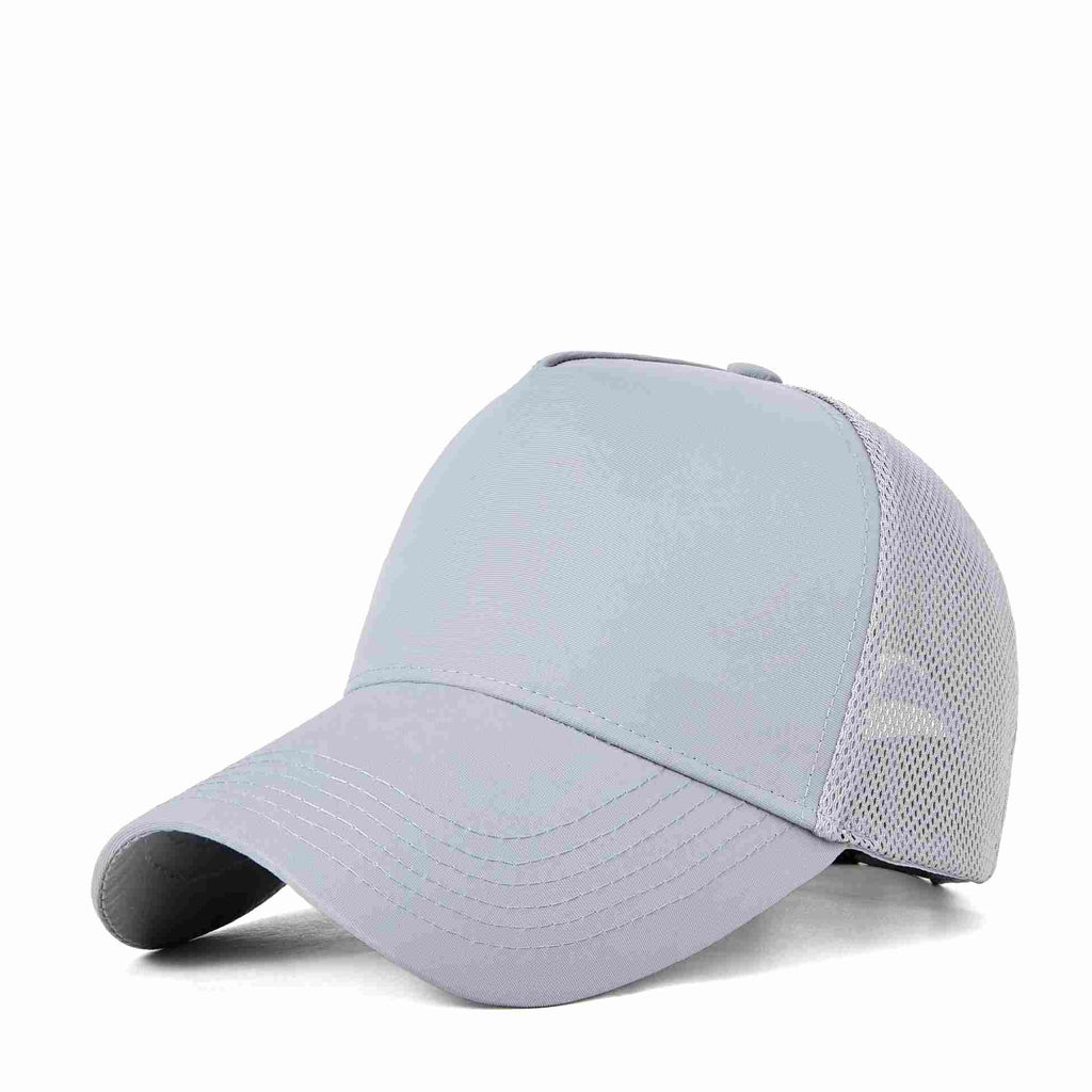 Sports Mesh 100% polyester Specialty store quality five piece waterproof quick drying breathable mesh cap HB160 print logo 77