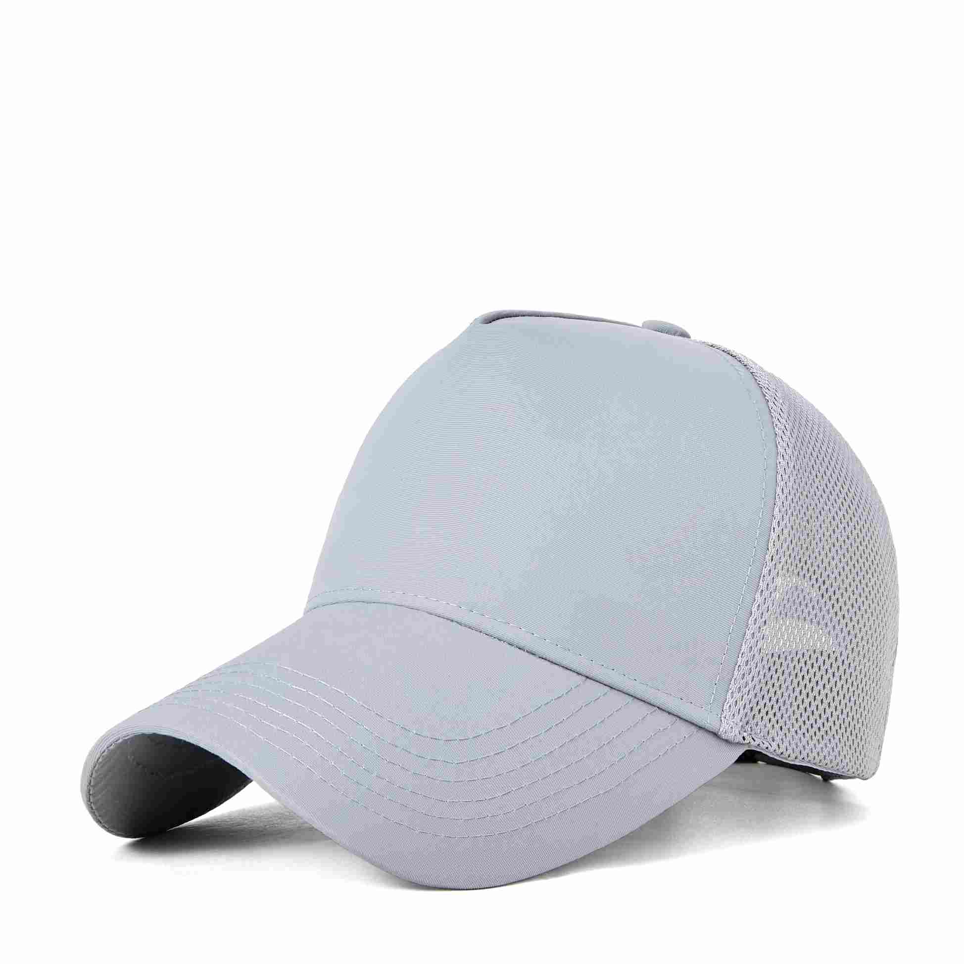Sports Mesh 100% polyester Specialty store quality five piece waterproof quick drying breathable mesh cap HB160 print logo 77