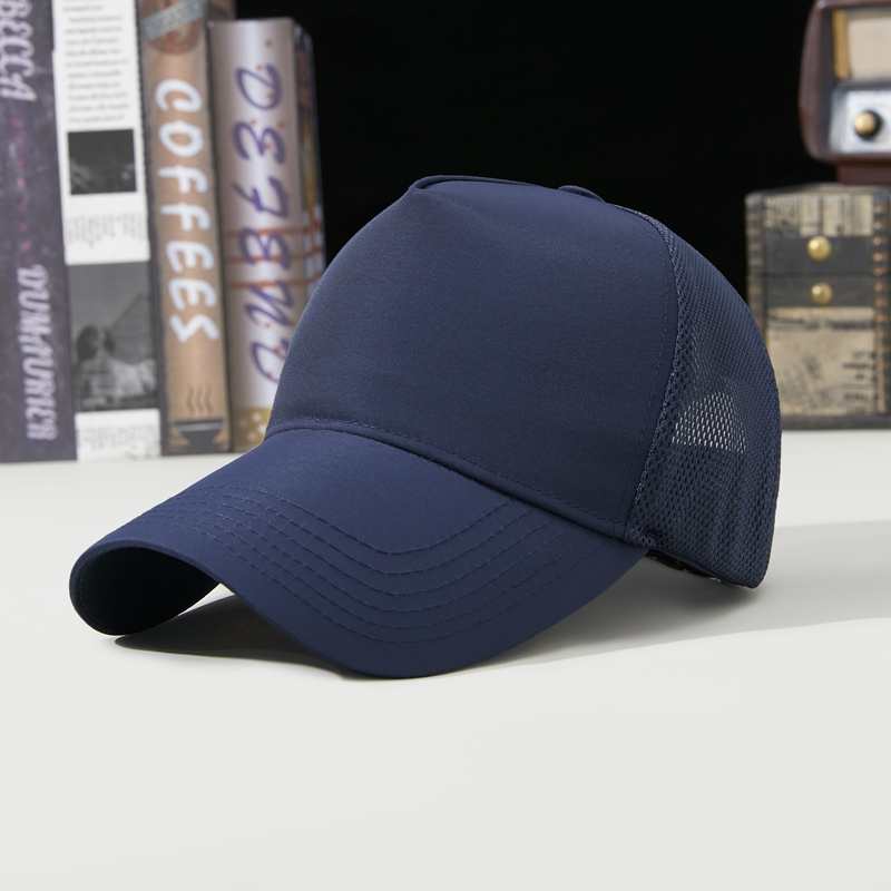 Sports Mesh 100% polyester Specialty store quality five piece waterproof quick drying breathable mesh cap HB160 print logo 61
