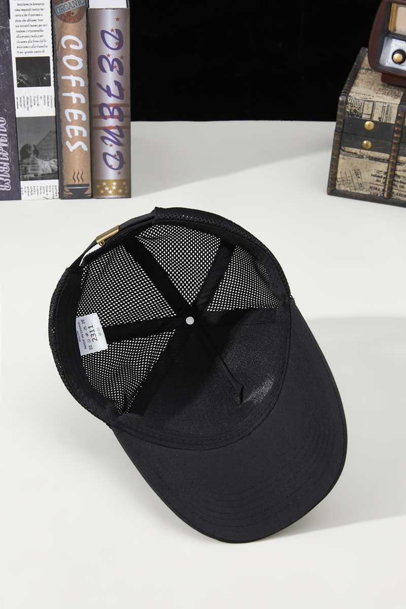 Sports Mesh 100% polyester Specialty store quality five piece waterproof quick drying breathable mesh cap HB160 print logo 22