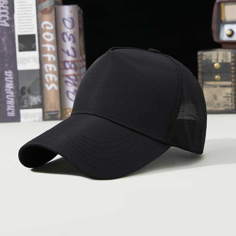 Sports Mesh 100% polyester Specialty store quality five piece waterproof quick drying breathable mesh cap HB160 print logo 62