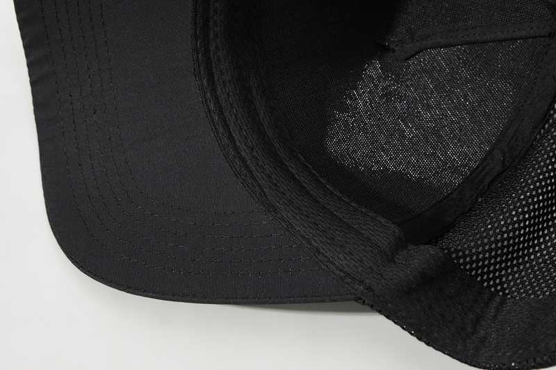 Sports Mesh 100% polyester Specialty store quality five piece waterproof quick drying breathable mesh cap HB160 print logo 23