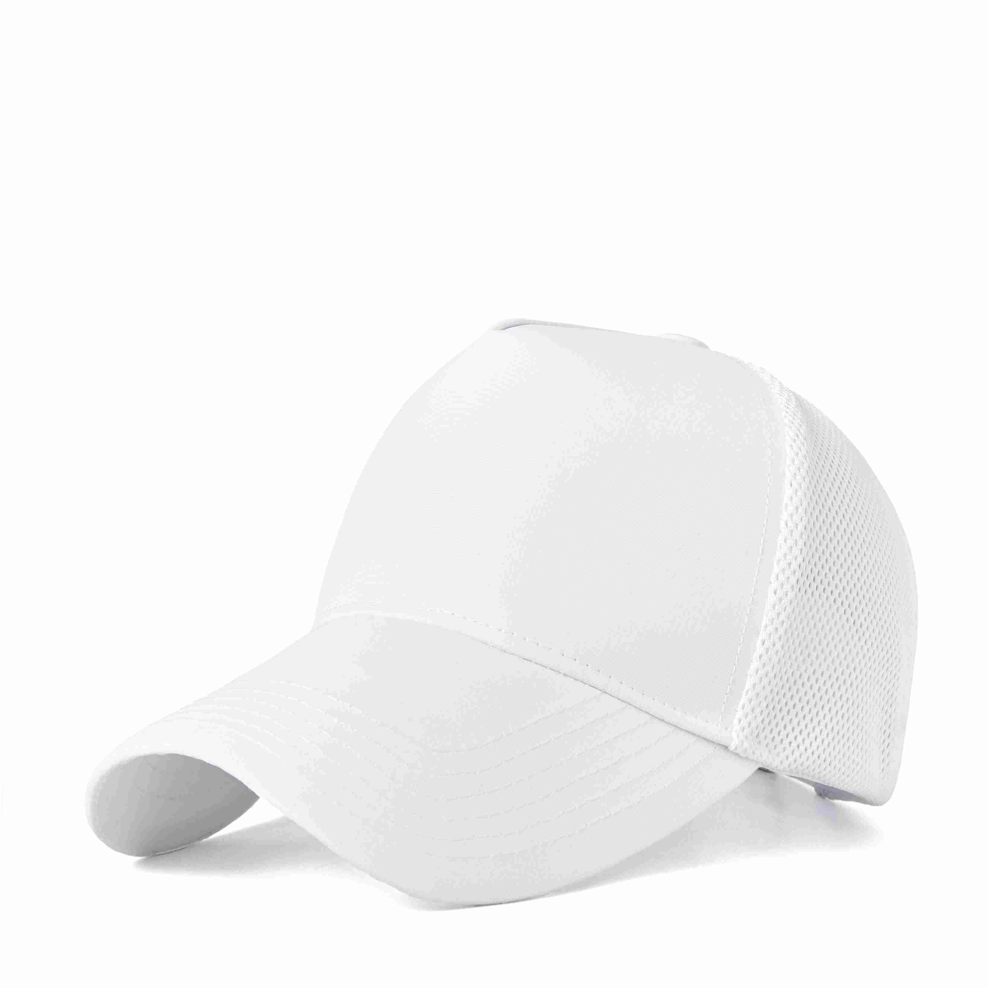 Sports Mesh 100% polyester Specialty store quality five piece waterproof quick drying breathable mesh cap HB160 print logo 75