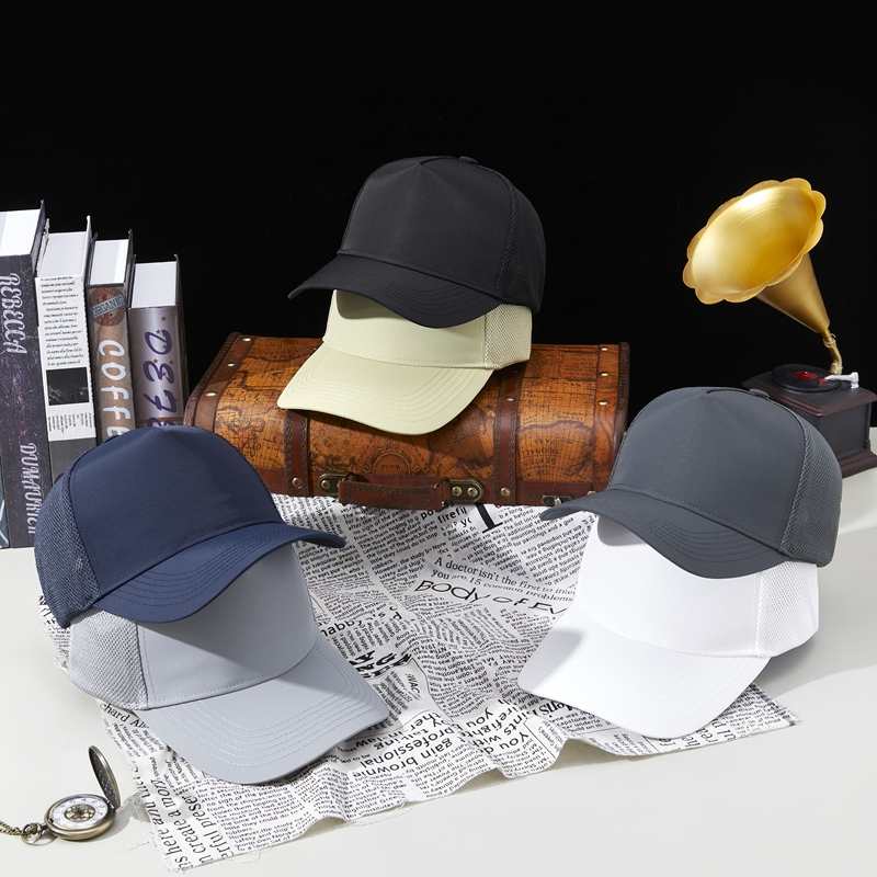 Sports Mesh 100% polyester Specialty store quality five piece waterproof quick drying breathable mesh cap HB160 print logo 52