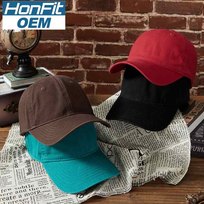 Casual Washed 100% cotton widened duck tonguep HB168 print logo 51