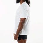 Mens Sports Workout 95% Cotton 5% Spandex Tshirt HF-6649 print logo 13