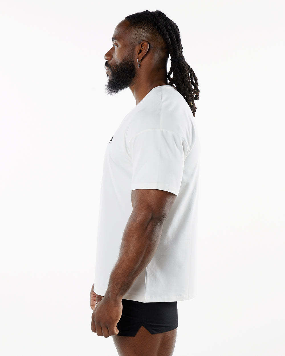 Mens Sports Workout 95% Cotton 5% Spandex Tshirt HF-6649 print logo 57