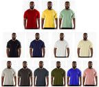 Mens Sports Workout 95% Cotton 5% Spandex Tshirt HF-6649 print logo 17