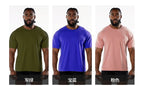 Mens Sports Workout 95% Cotton 5% Spandex Tshirt HF-6649 print logo 54