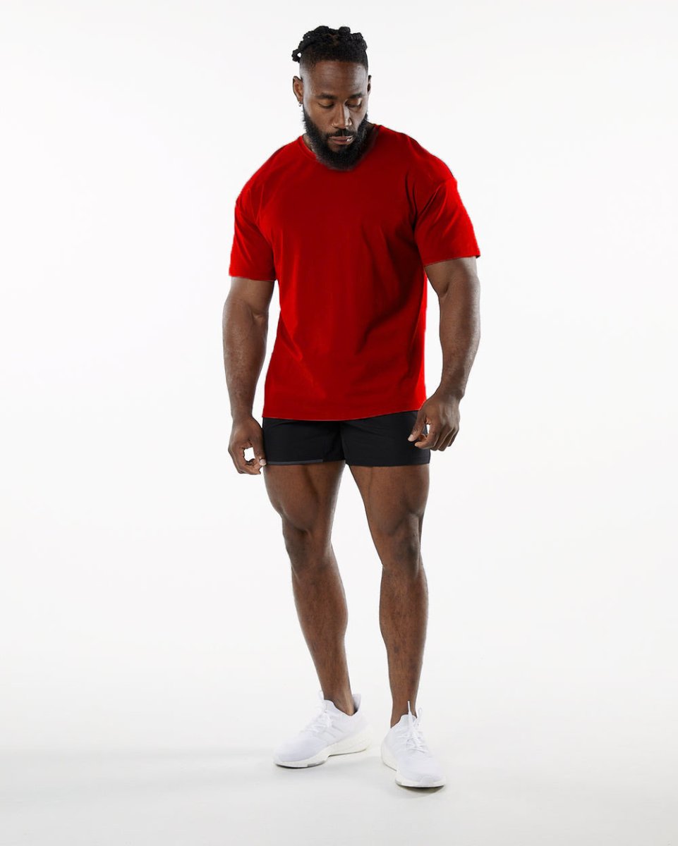 Mens Sports Workout 95% Cotton 5% Spandex Tshirt HF-6649 print logo 62