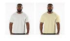 Mens Sports Workout 95% Cotton 5% Spandex Tshirt HF-6649 print logo 11
