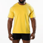Mens Sports Workout 95% Cotton 5% Spandex Tshirt HF-6649 print logo 47