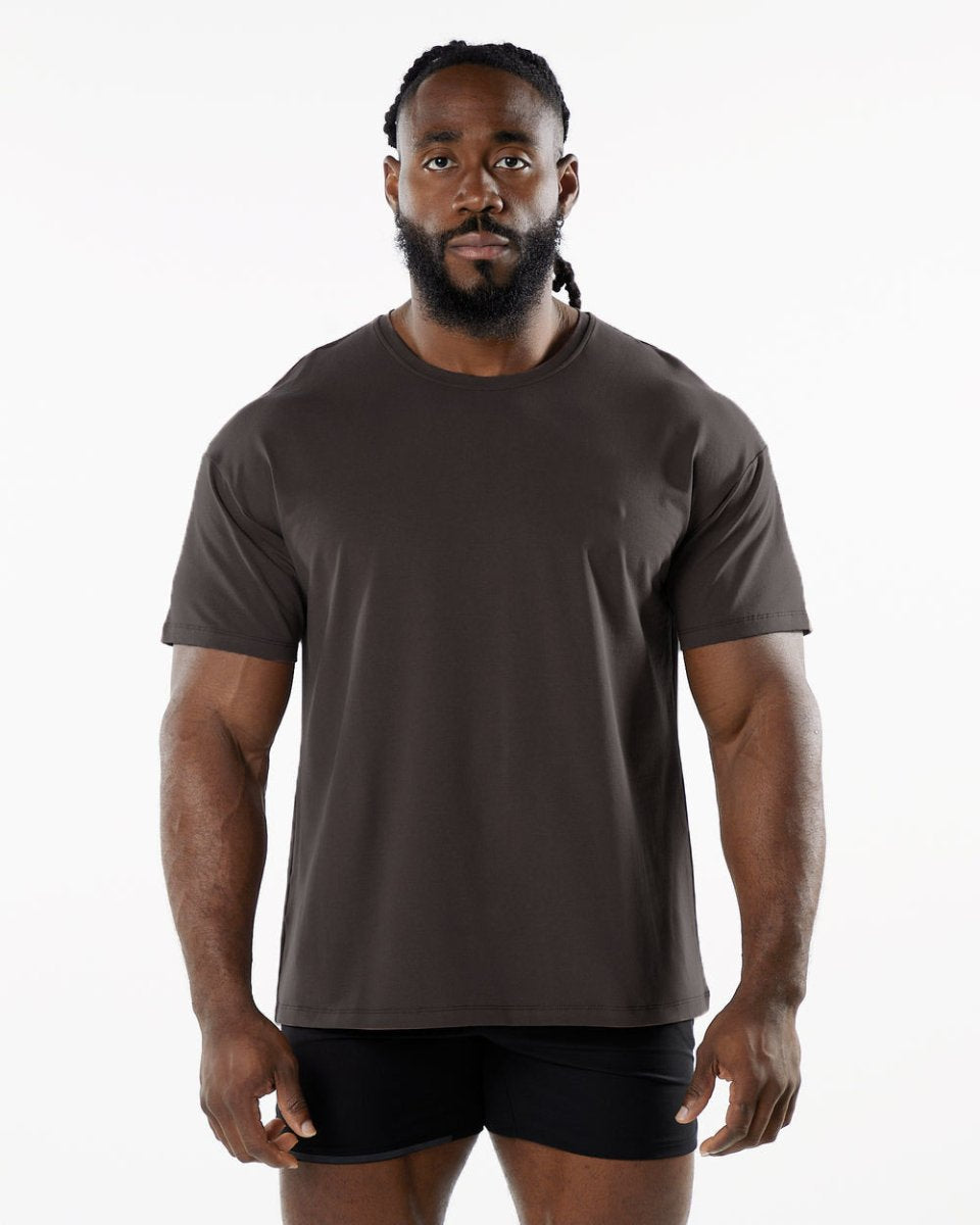Mens Sports Workout 95% Cotton 5% Spandex Tshirt HF-6649 print logo 75