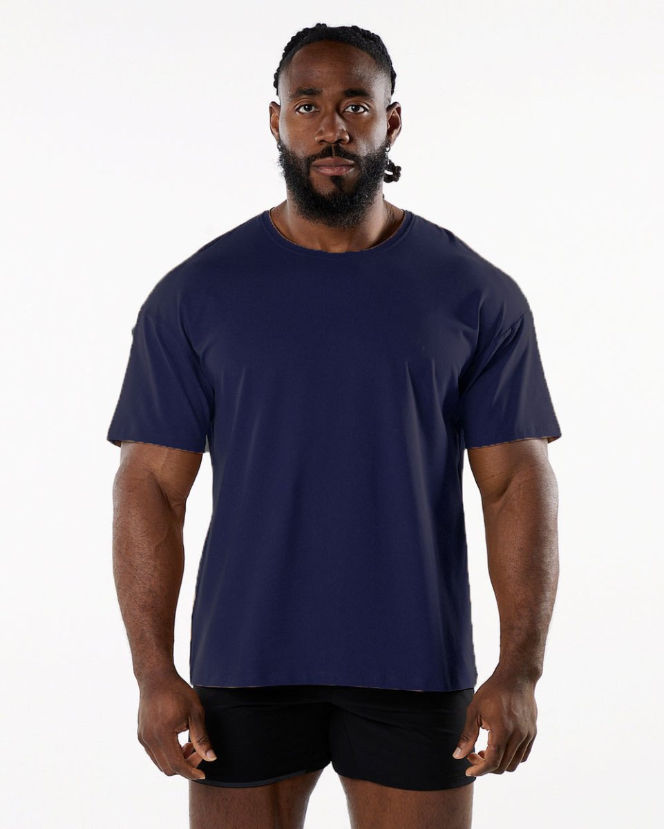 Mens Sports Workout 95% Cotton 5% Spandex Tshirt HF-6649 print logo 67
