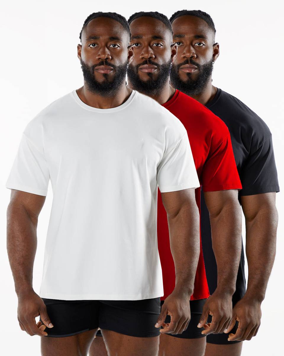 Mens Sports Workout 95% Cotton 5% Spandex Tshirt HF-6649 print logo 4