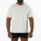 Mens Sports Workout 95% Cotton 5% Spandex Tshirt HF-6649 print logo 36