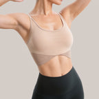 Womens Sportswear Yoga 80%Nyolon 20%Spandex Tank Top HN-178 print logo 26