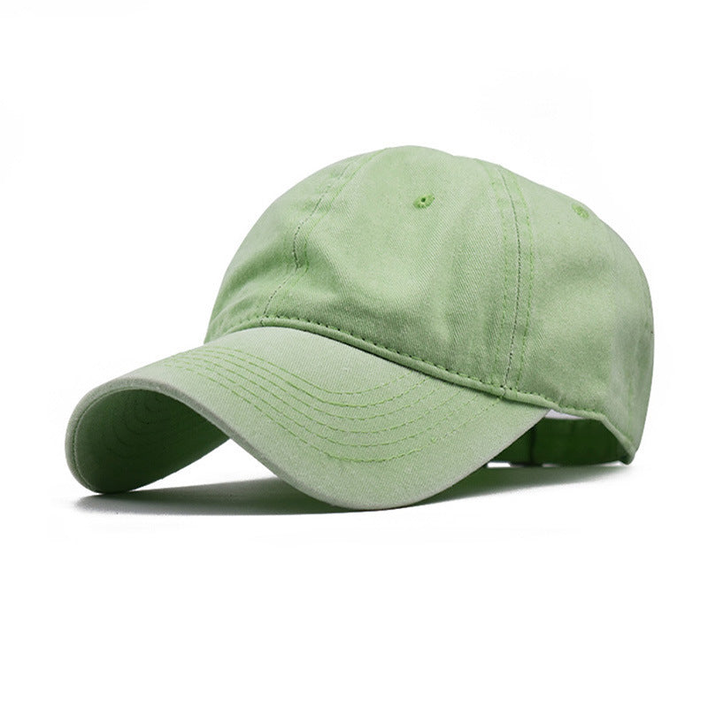 Vintage Washed 100% cotton 6 Panel Cap HS-WASH01 print logo 13