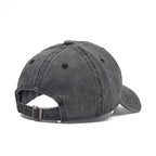 Vintage Washed 100% cotton 6 Panel Cap HS-WASH01 print logo 2