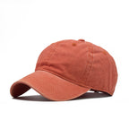Vintage Washed 100% cotton 6 Panel Cap HS-WASH01 print logo 10