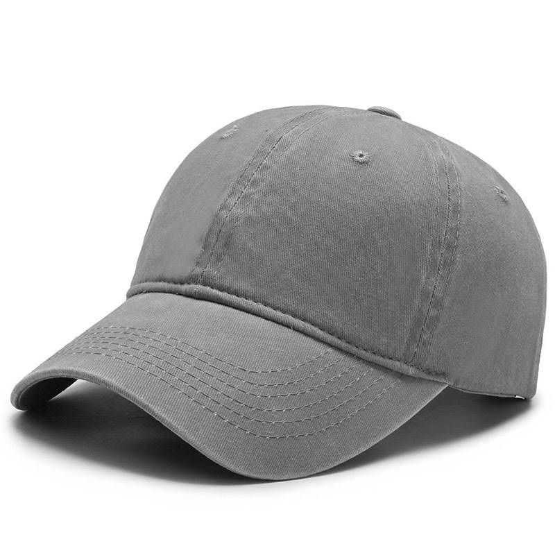 Vintage Washed 100% cotton 6 Panel Cap HS-WASH01 print logo 8