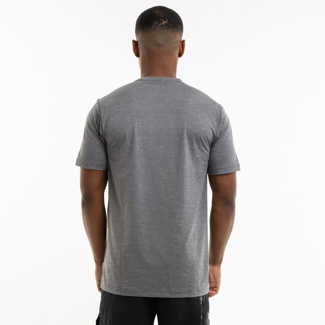 Mens Sports Workout 95% cotton 5% spandex Tshirt HX-TX06 print logo 23