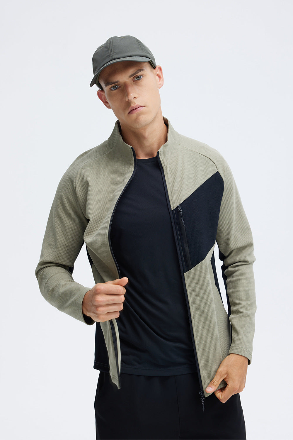 Mens Sports Training 100%Polyester Jacket JK9857 print logo 25