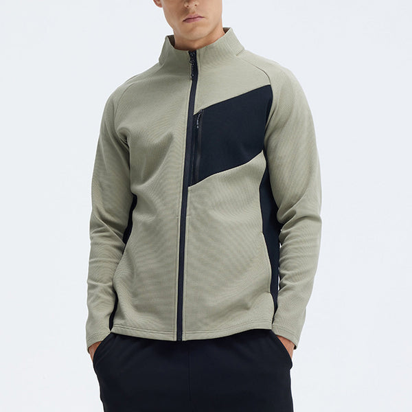 Mens Sports Training 100%Polyester Jacket JK9857 print logo 1