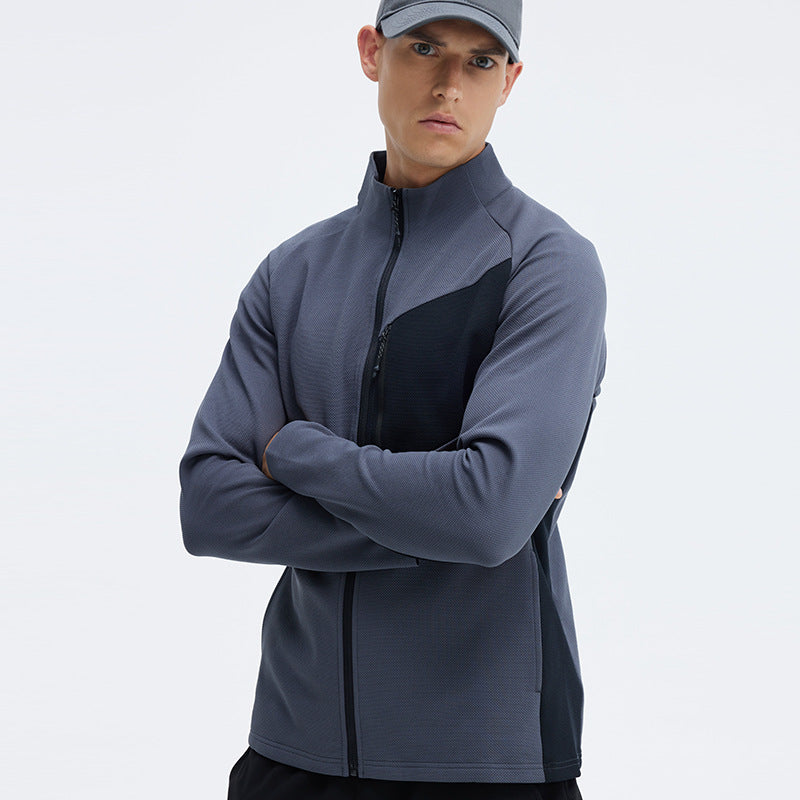 Mens Sports Training 100%Polyester Jacket JK9857 print logo 6