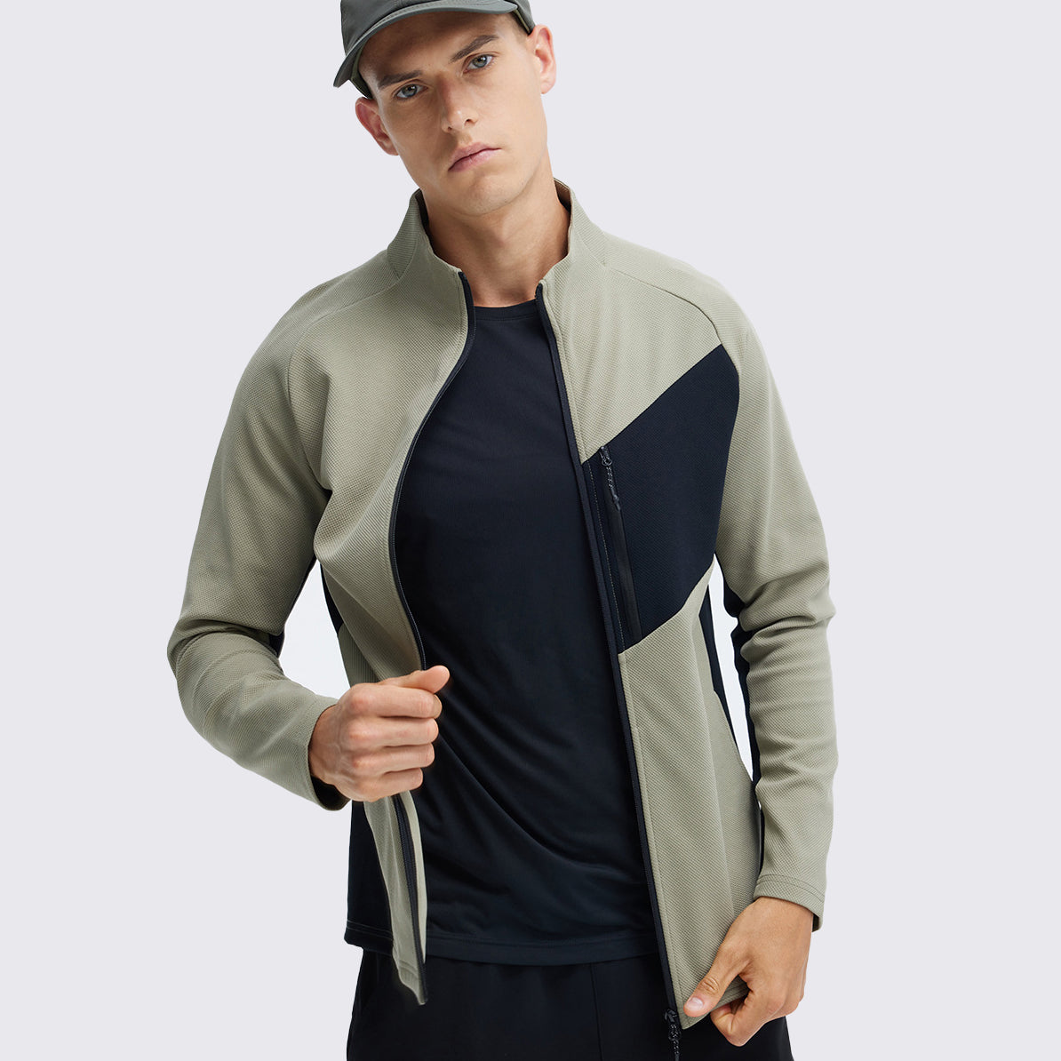 Mens Sports Training 100%Polyester Jacket JK9857 print logo 19