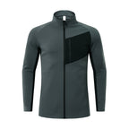 Mens Sports Training 100%Polyester Jacket JK9857 print logo 4