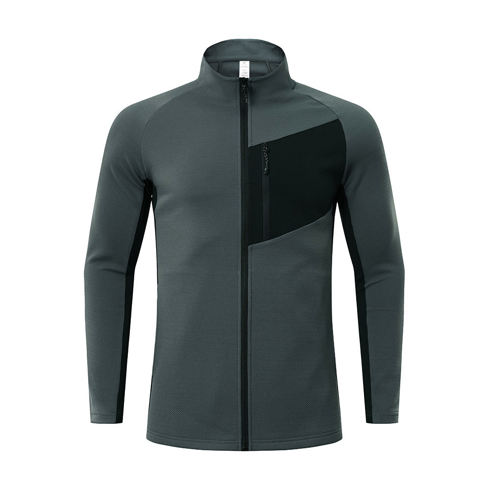 Mens Sports Training 100%Polyester Jacket JK9857 print logo 4