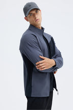 Mens Sports Training 100%Polyester Jacket JK9857 print logo 28