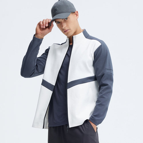 Mens Casual Sports 100%Polyester Jacket JK9859 print logo 1