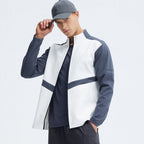Mens Casual Sports 100%Polyester Jacket JK9859 print logo 6
