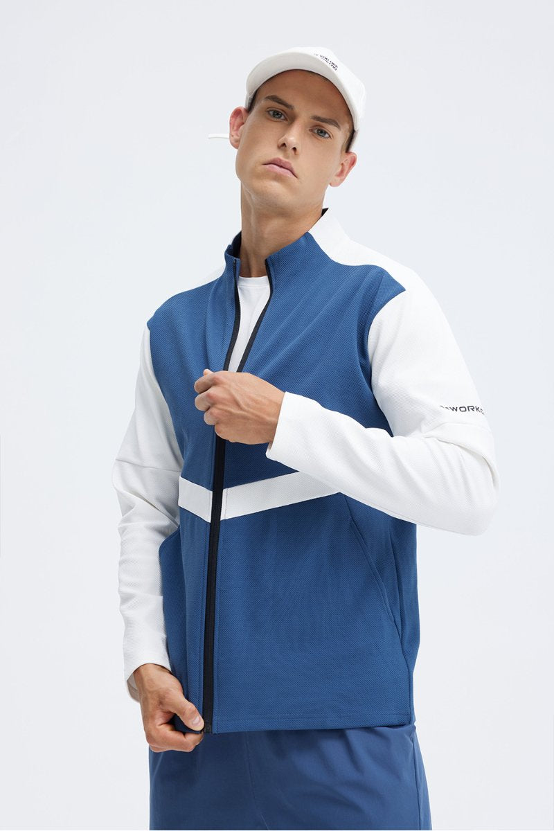 Mens Casual Sports 100%Polyester Jacket JK9859 print logo 23