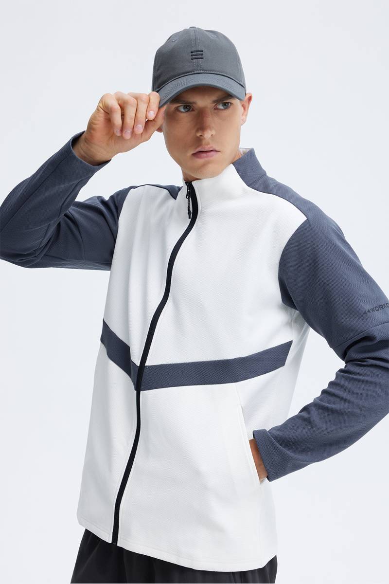 Mens Casual Sports 100%Polyester Jacket JK9859 print logo 32