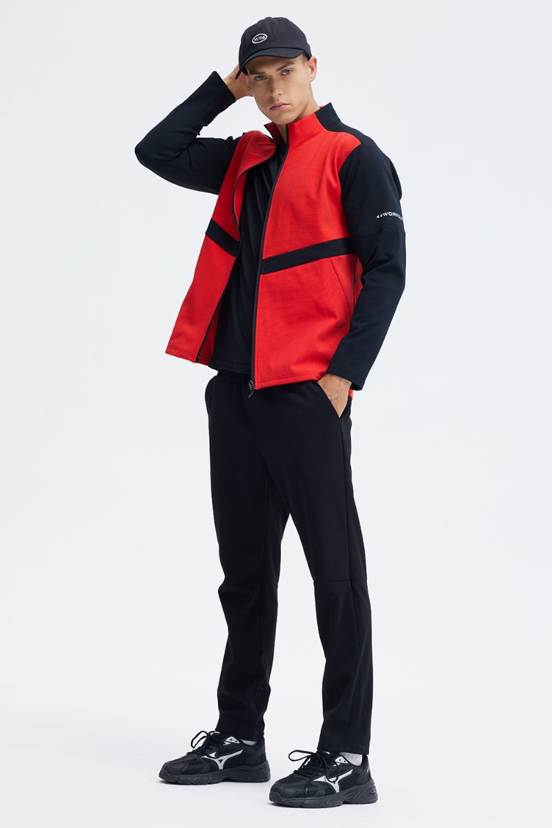 Mens Casual Sports 100%Polyester Jacket JK9859 print logo 28